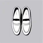 white tasseled loafers image